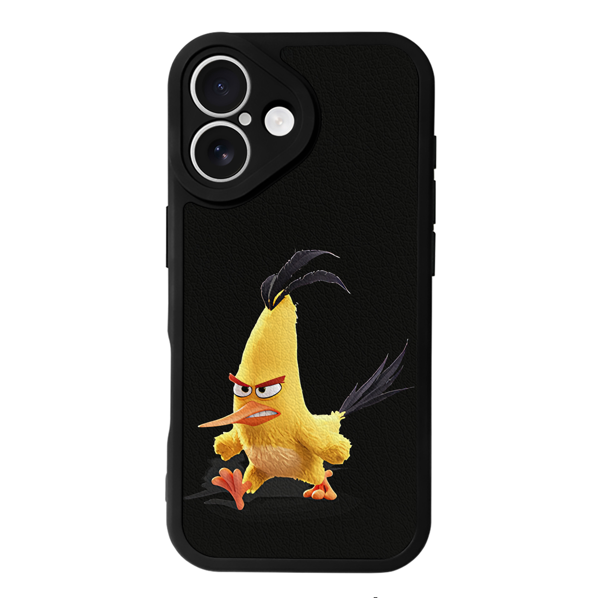 （画像用） Angry Birds アングリーバード 【iPhone 16シリーズ対応】シリコンスマホケース（レザー調） 材質：シリコン